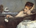 La baignoire dame Peintre belge Alfred Stevens